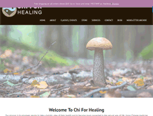 Tablet Screenshot of chiforhealing.com